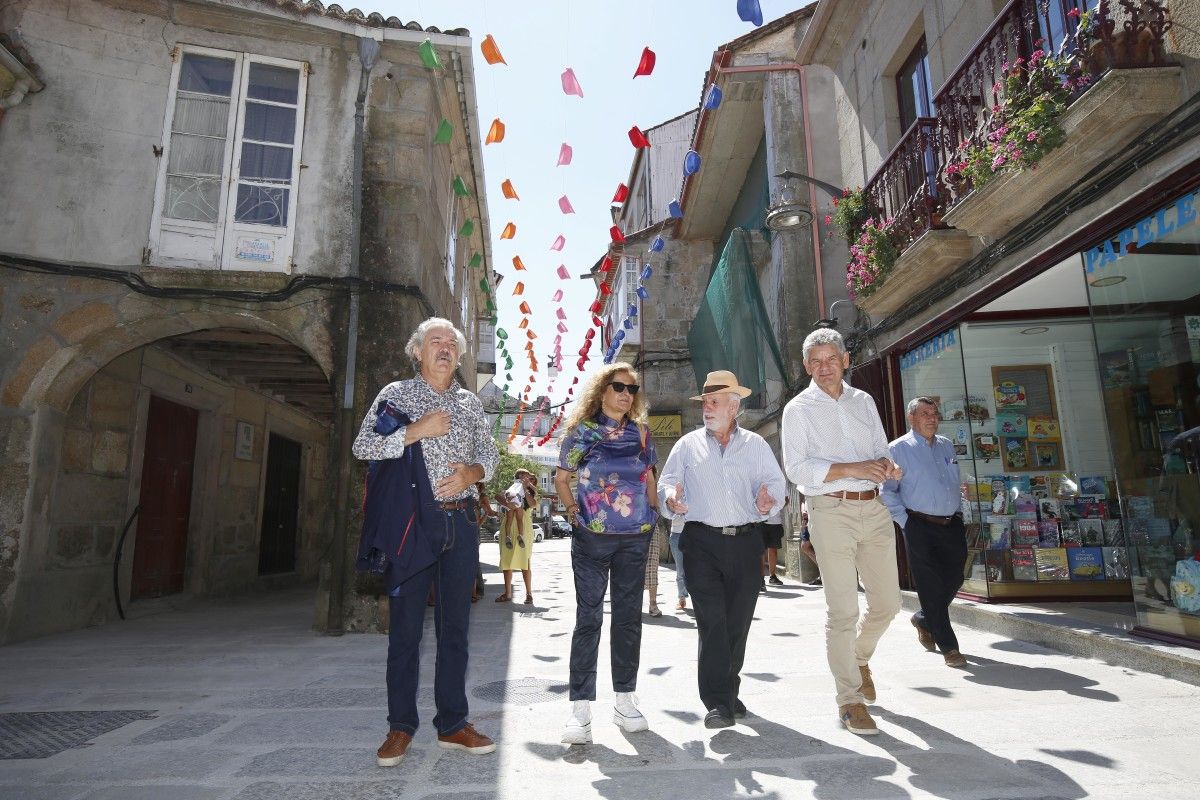 Inauguración das obras de saneamento na Rúa Real