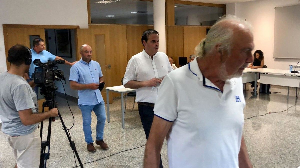 Os tres concelleiros oficializaron á súa saída do PP