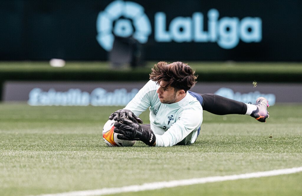 Coke Carrillo nun adestramento do Celta de Vigo