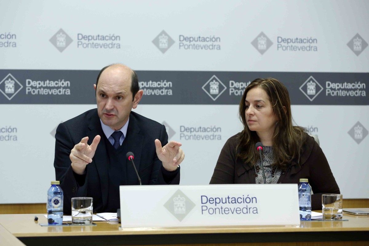 Rafael Louzán y Marta Iglesias