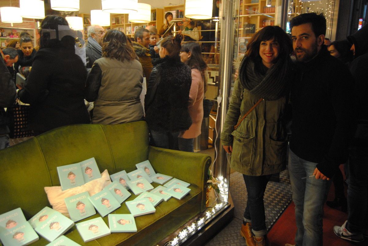 Jano Llorca y Tania Solla, autores del cuento "Iván a veces"