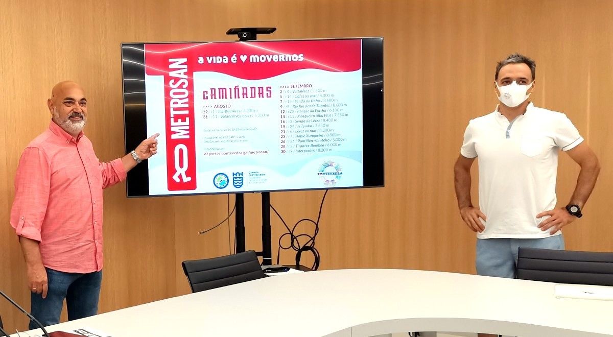 Presentación do programa Camiñadas no Concello de Pontevedra