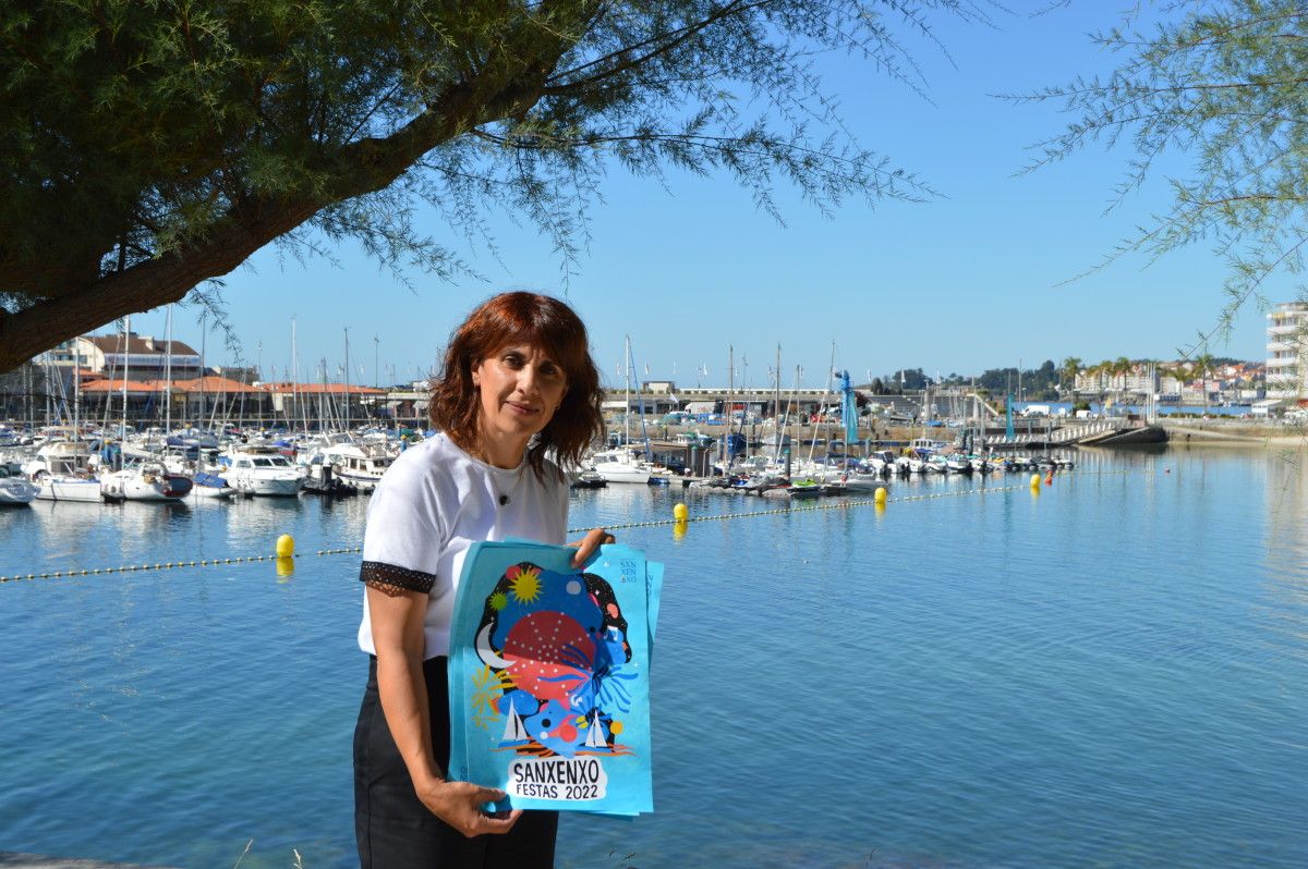 Paz Lago con la programación festiva de Sanxenxo