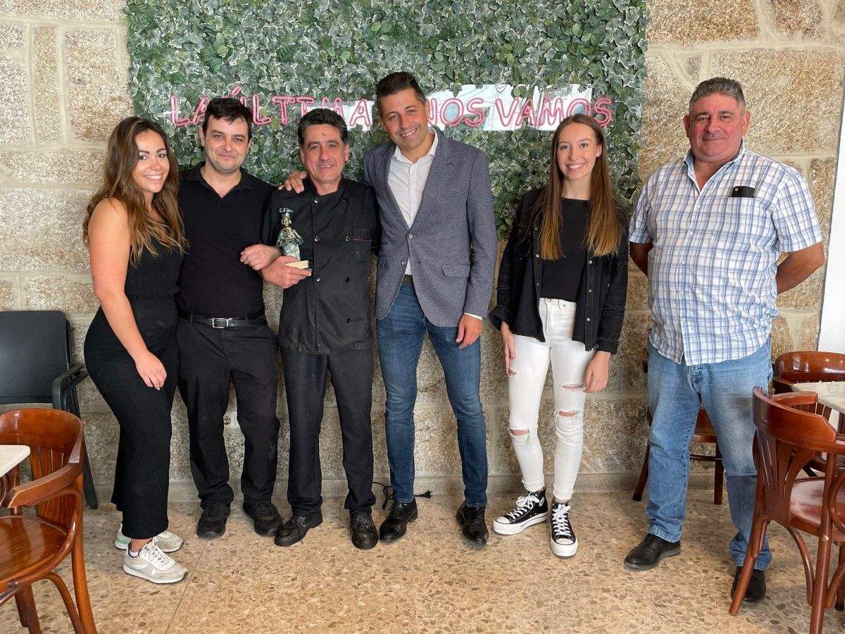 Entrega do premio do concurso Caldelas Tapas