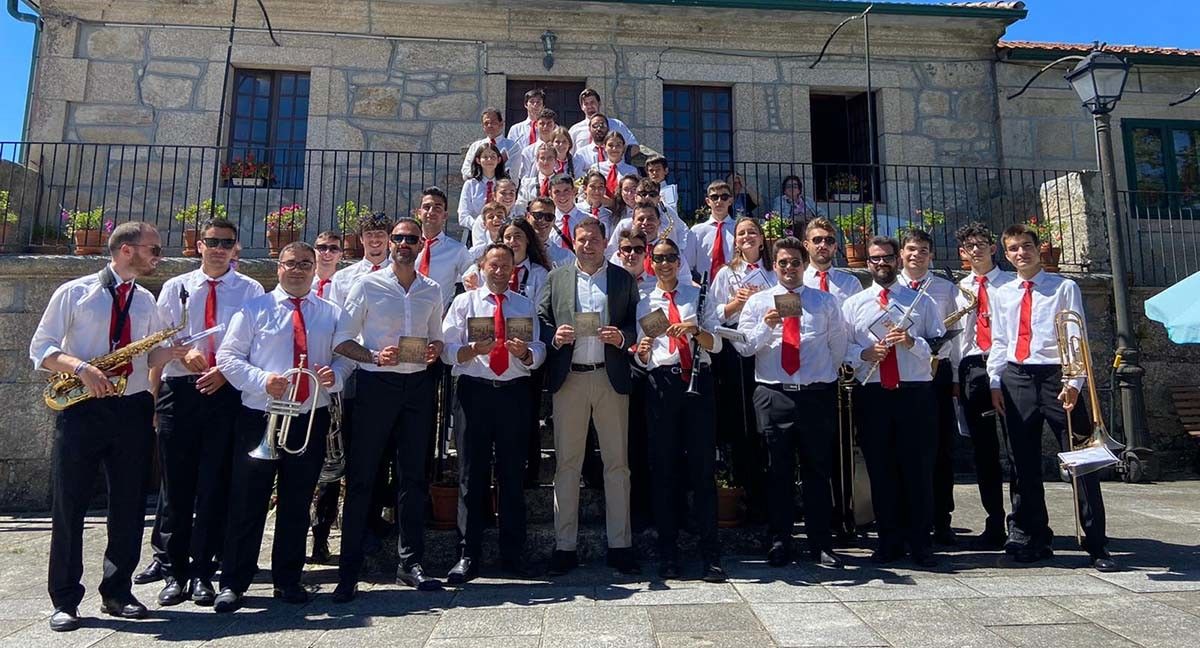 Presentación do disco da Unión Musical de Tenorio polos seus 35 anos