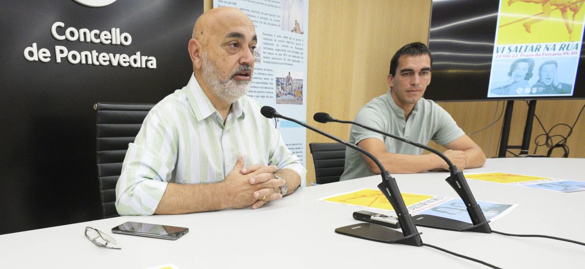 Tino Fernández e Santi Ferrer presentan o VI Saltar na Rúa