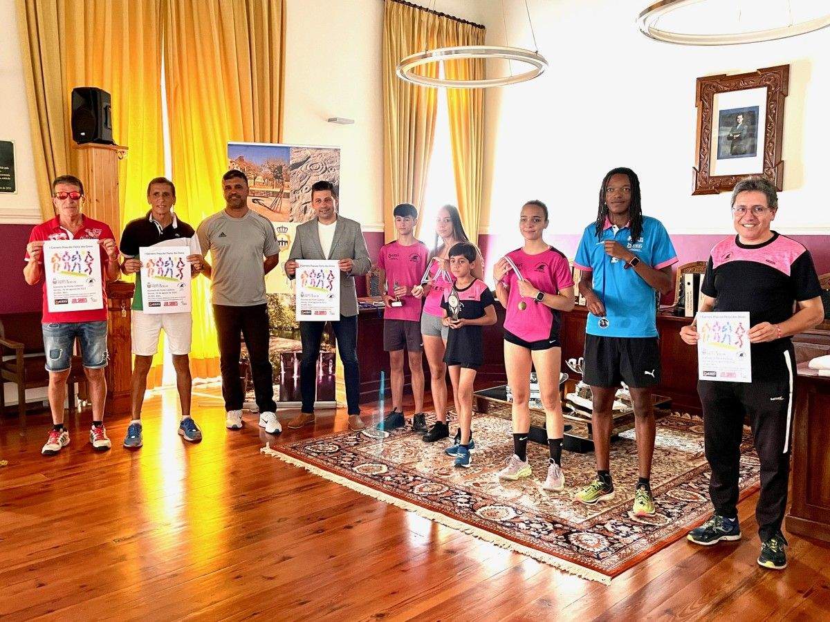 Presentación en Ponte Caldelas de la primera edición de la carrera popular de la Festa das Dores
