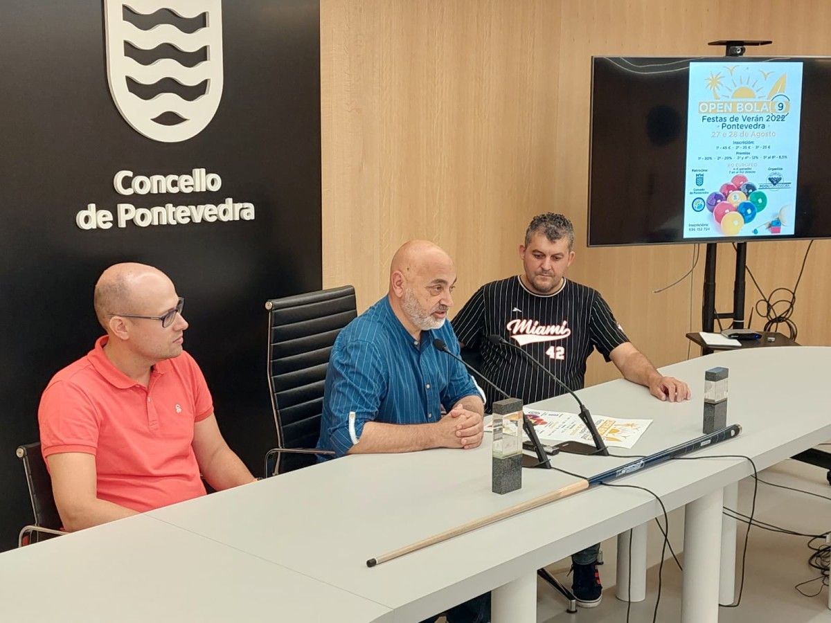Presentación del Open Bola 9 de billar