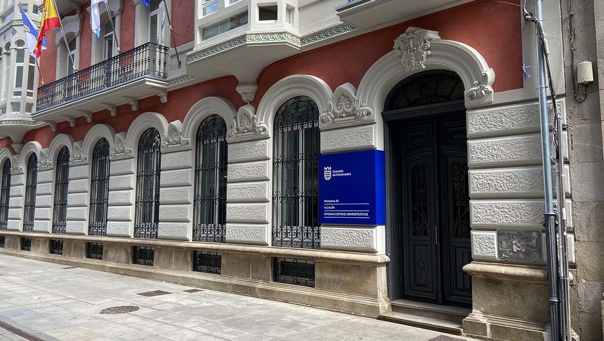 Fachada do edificio administrativo de Michelena 30