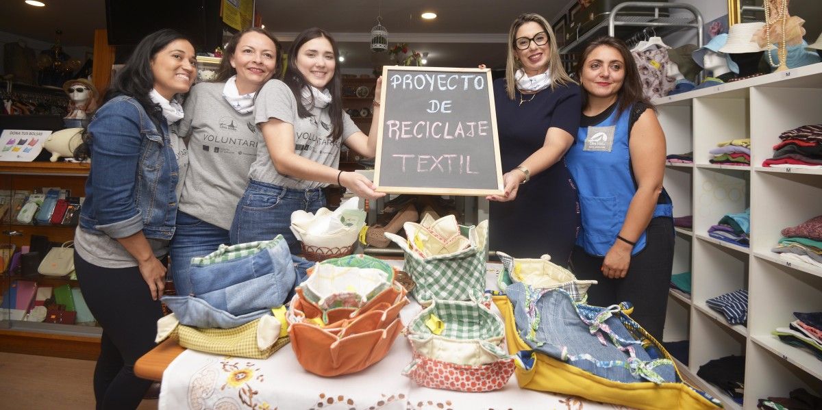 Presentación da Escola de Verán de Boa Vida onde se amosarán os proxectos de reciclaxe téxtil