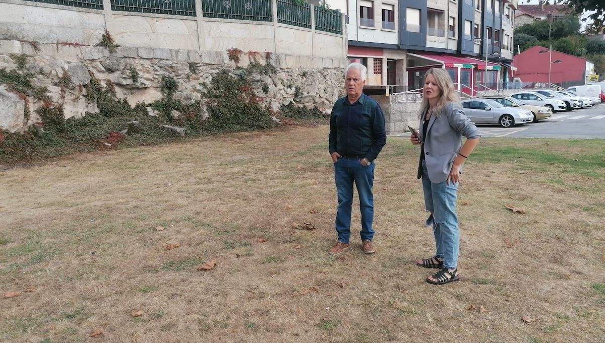 Terreos que ocupaba el parque del Paseo das Redeiras