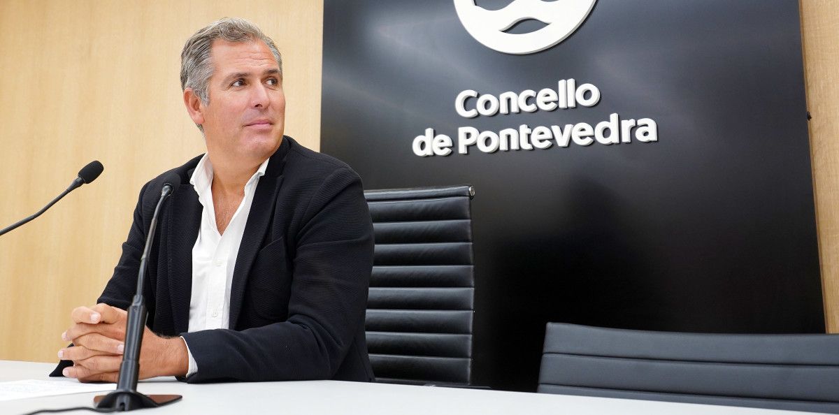 Rafa Domínguez, presidente local do Partido Popular de Pontevedra