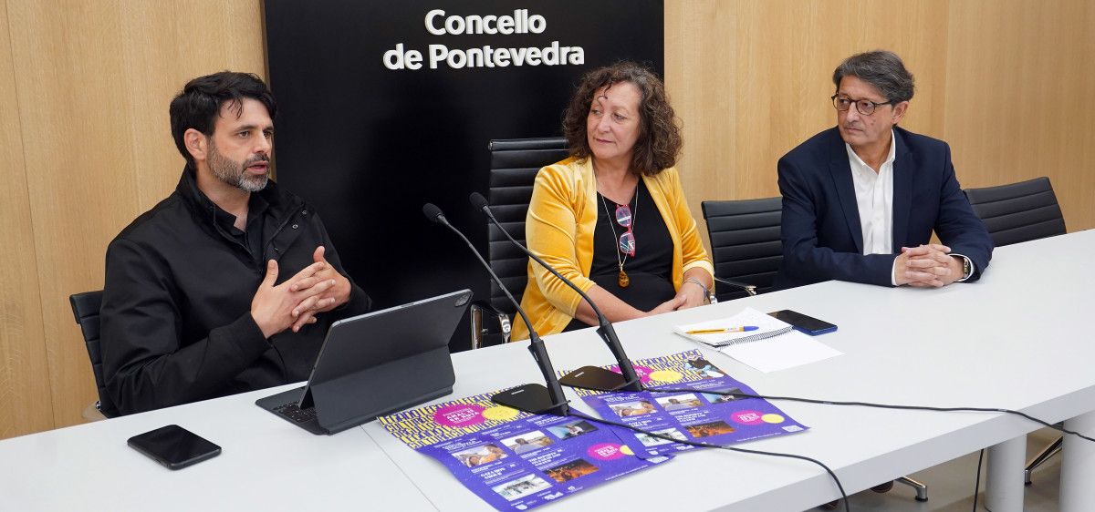 Ghaleb Jaber, Carmen Fouces y Fernando Méndez presentan "Amal en Ruta Pontevedra 2022"