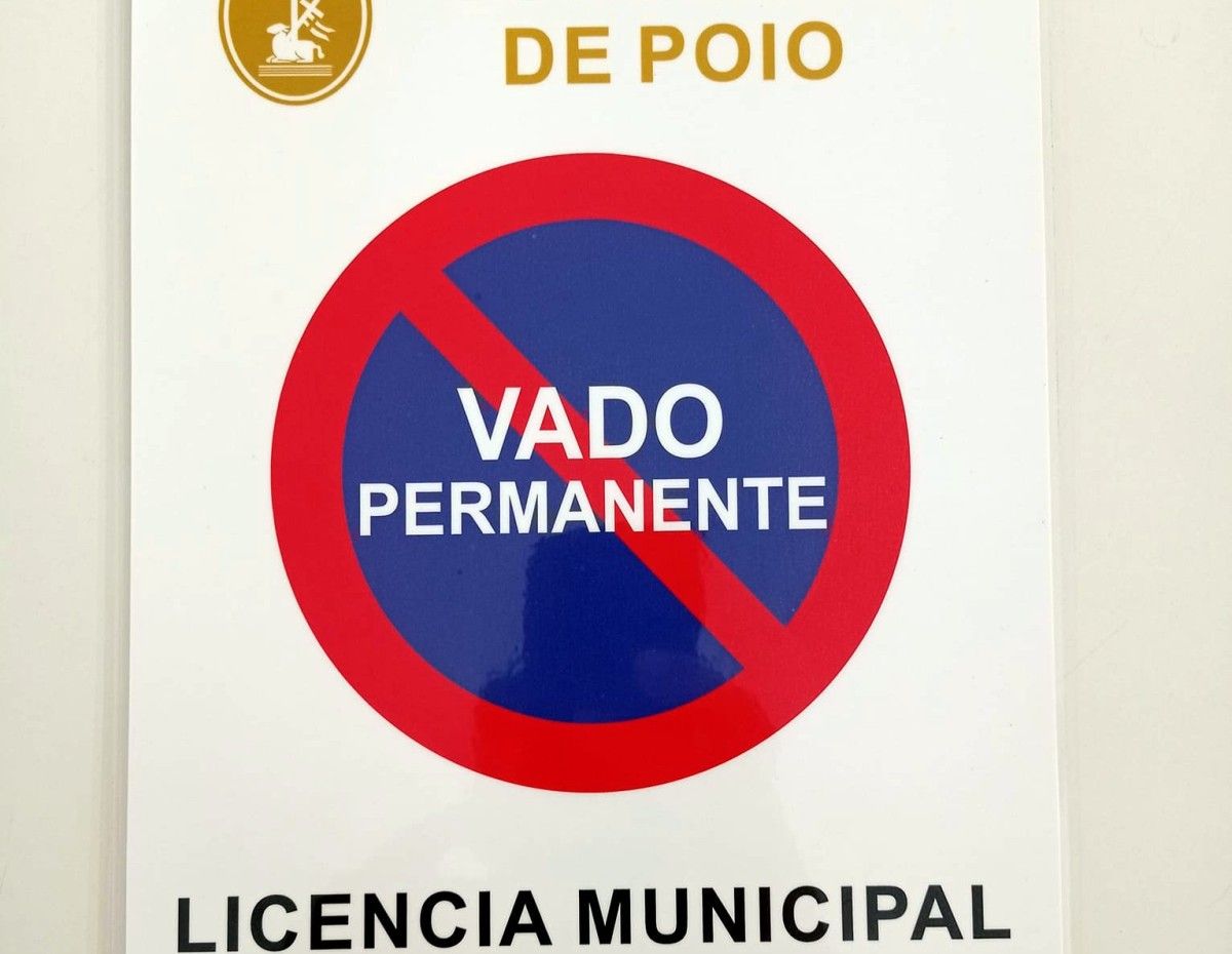 Vado instalado ilegalmente
