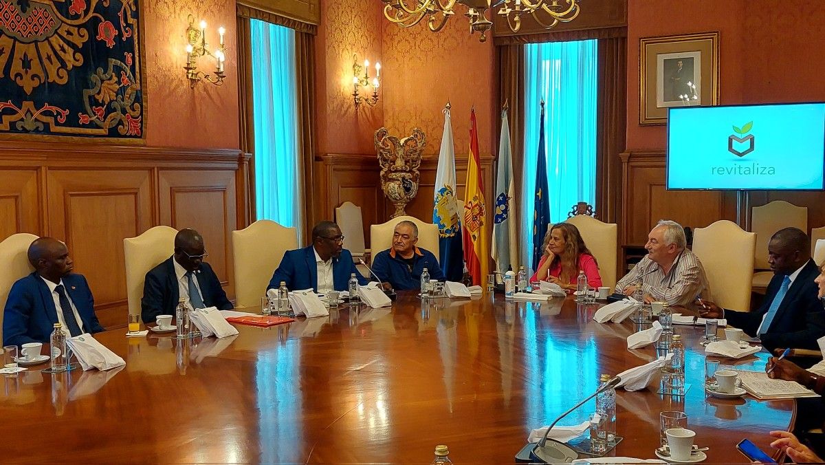 Recepción á delegación do goberno de Guinea Bissau 