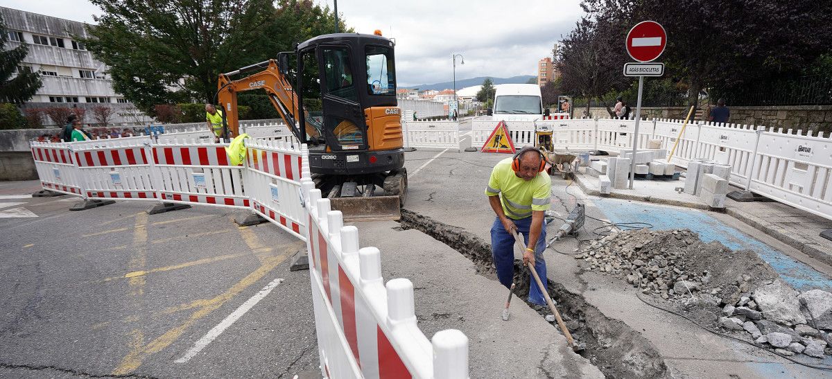 Obras para o futuro 'skate-praza' de Raíña Vitoria