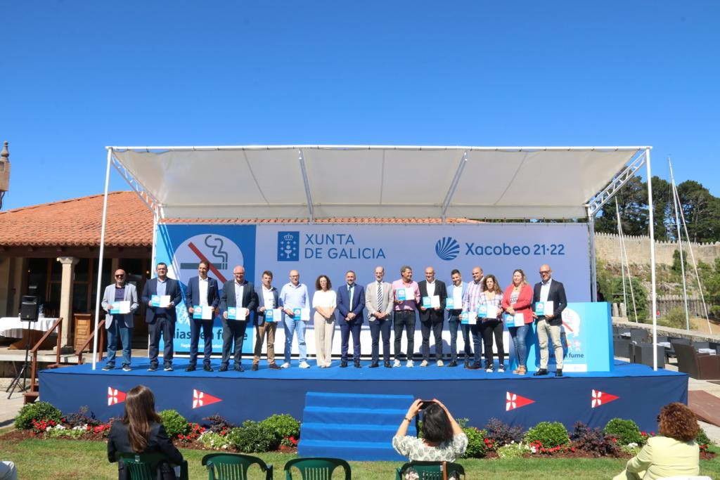 Entrega dos diplomas aos concellos con Praias sen fume
