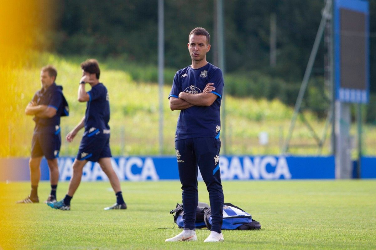 Borja Jiménez, entrenador del Deportivo