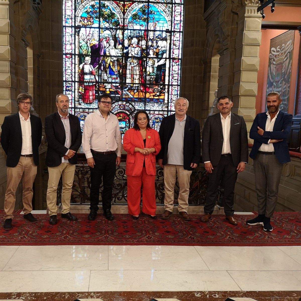 Encontro entre representantes das deputacións de Pontevedra e Guipuzkoa