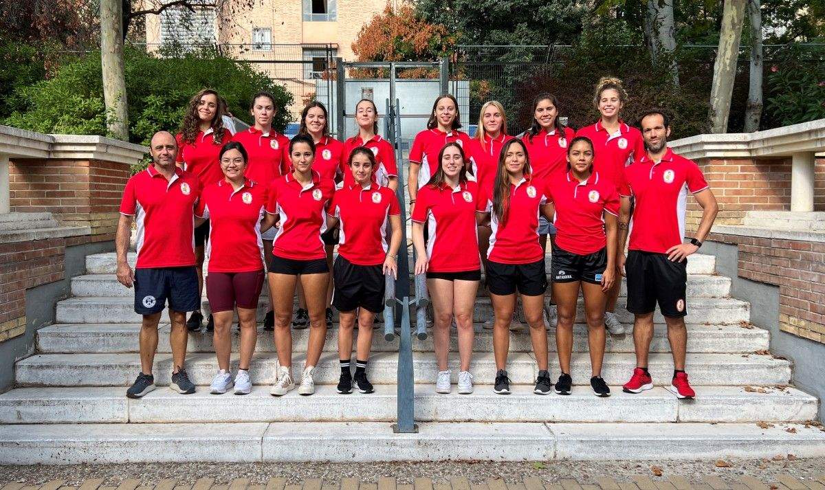 Plantilla del Club Waterpolo Pontevedra de la Primera Nacional Femenina