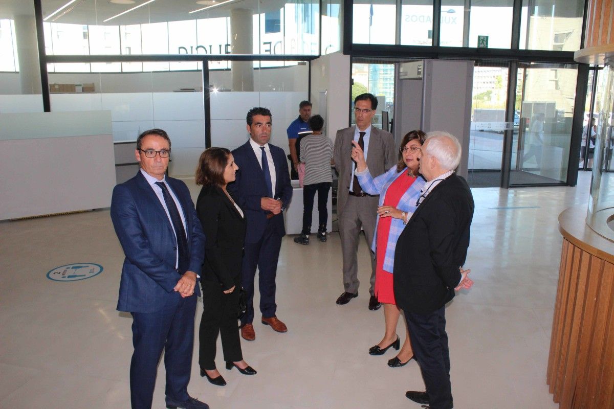 Visita do Consello da Maxistratura da Cidade Autónoma de Bos Aires (CABA) ao edificio xudicial da Parda