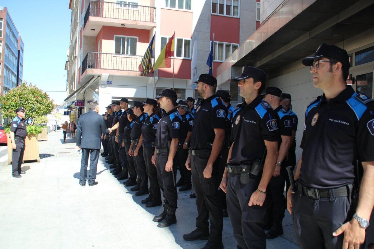 Auxilares da Policía Local de Sanxenxo neste verán de 2022