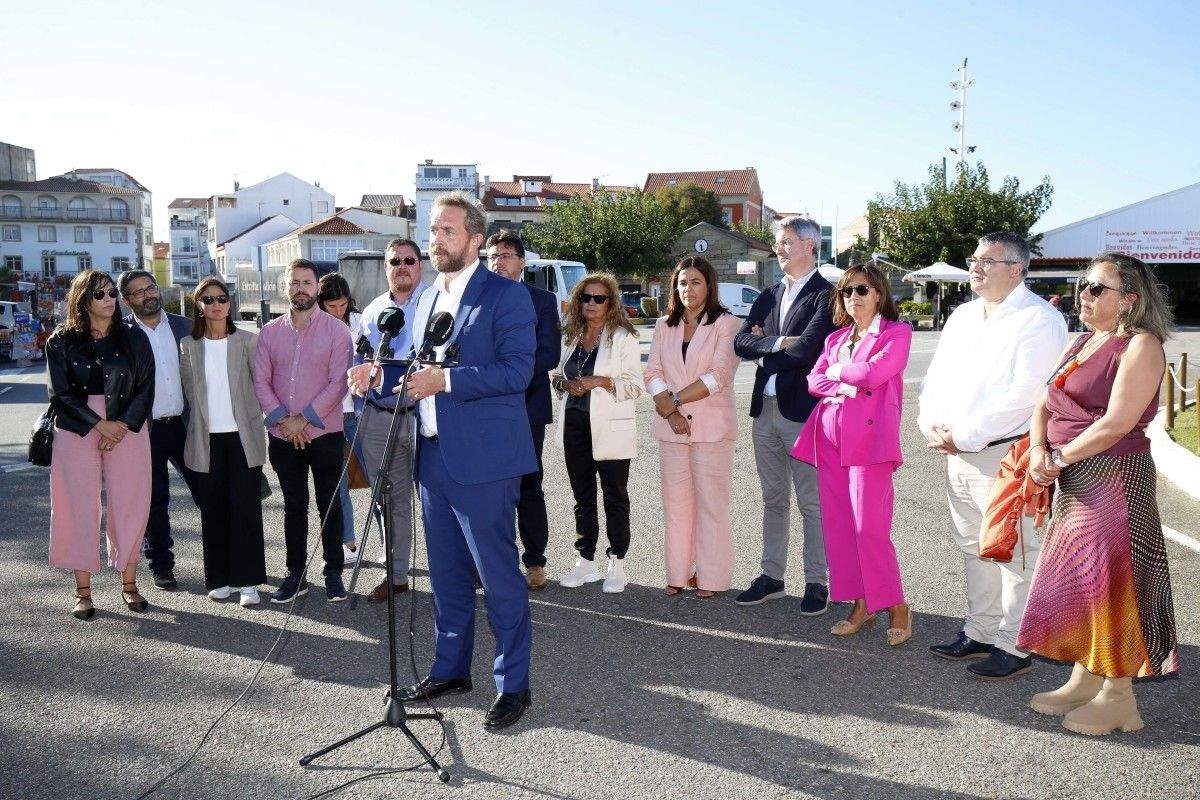 Intervención en O Grove del secretario de Estado de Turismo, Fernando Valdés