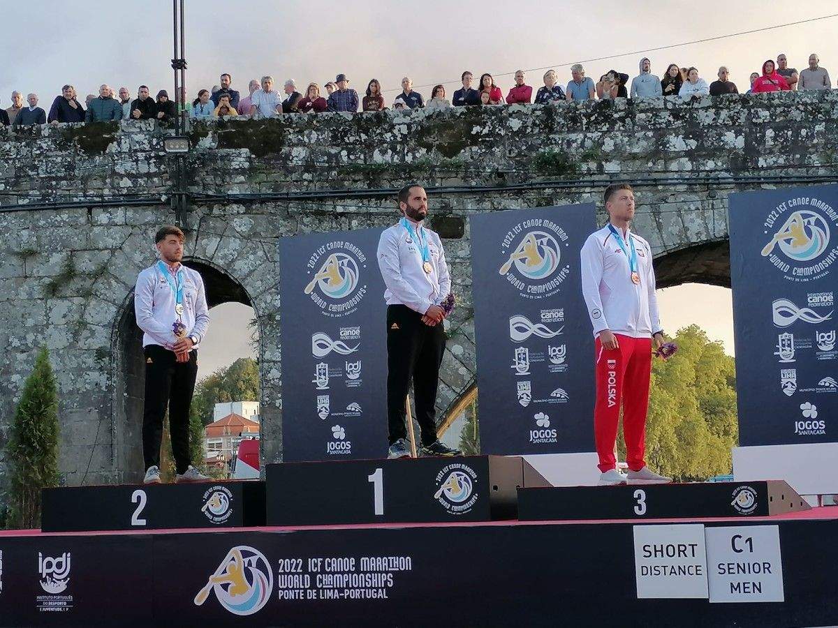 Diego Romero e Jaime Duro, campión e subcampión mundial de maratón curto en Ponte de Lima
