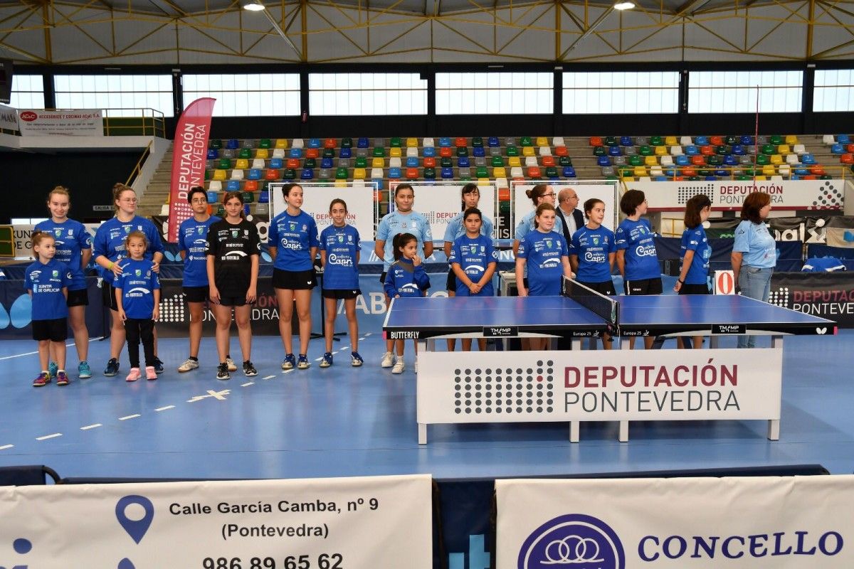 Primeiro derbi pontevedrés disputado entre os equipos femininos do TM Monte Porreiro e do TM Pontevedra