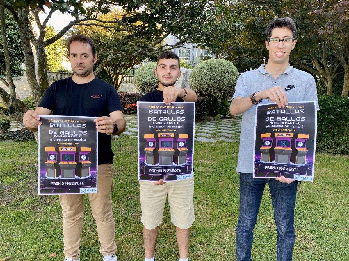 Presentación da batalla de galos prevista para a II edición do Marín Gaming Fest