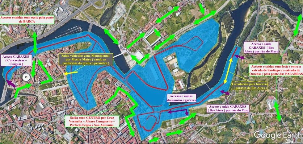 Plan de tráfico por la celebración del Medio Maratón de Pontevedra 2022