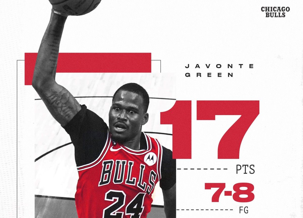 Javonte Green, jugador de los Chicago Bulls