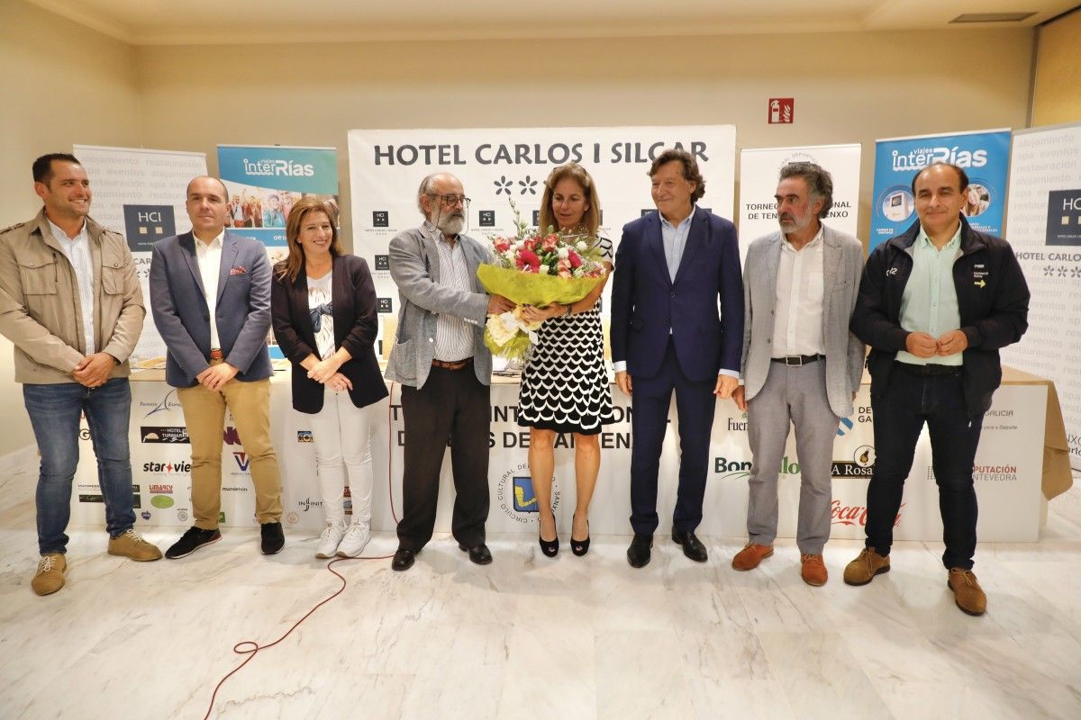 Presentación de la vigésima edición del torneo internacional de tenis de Sanxenxo