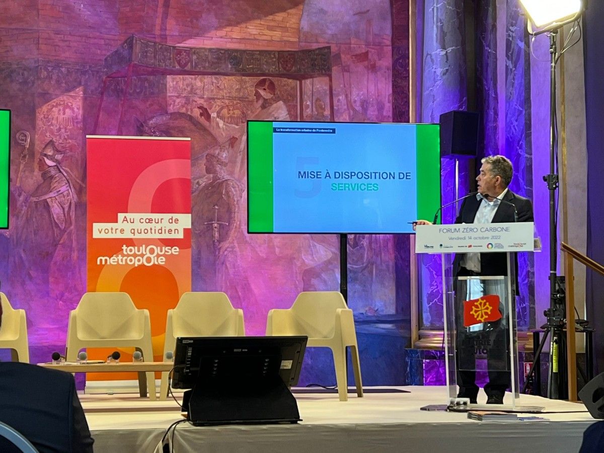 Intervención del alcalde de Pontevedra en el Forum Zéro Carbone en Toulouse