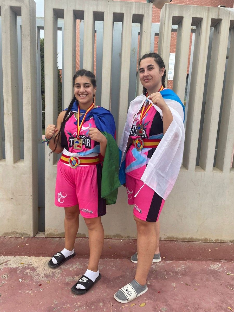 Yohana Jiménez y Carla Agís, del Team Thunder