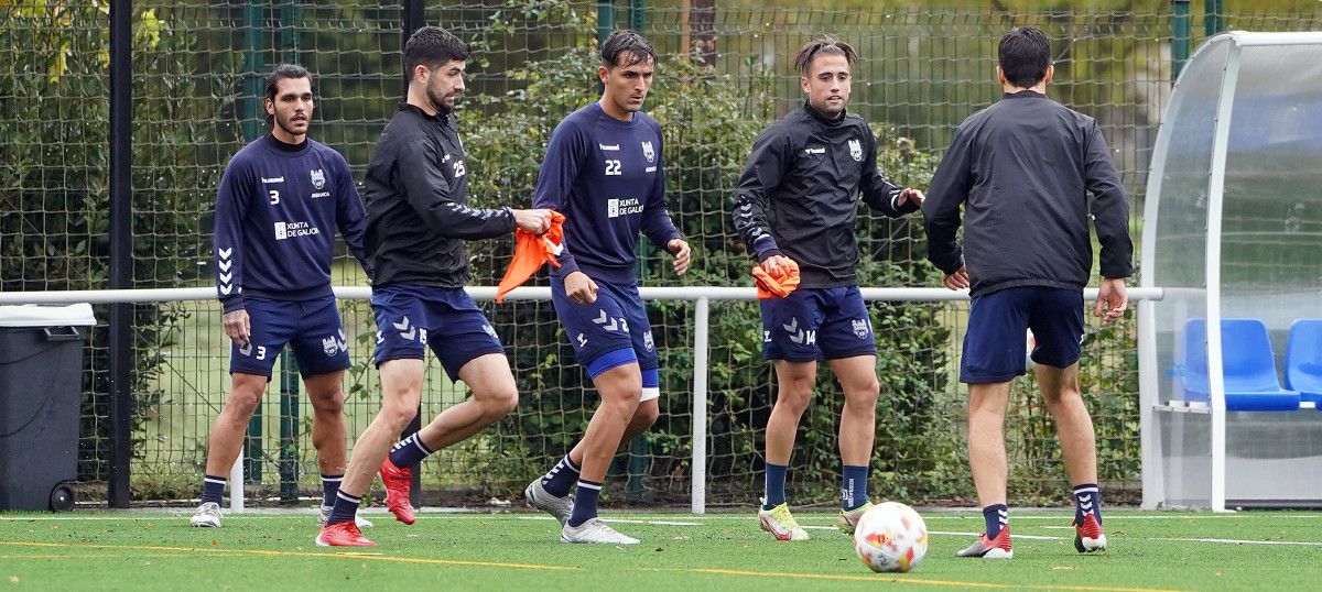 Entrenamiento de Pontevedra en A Xunqueira