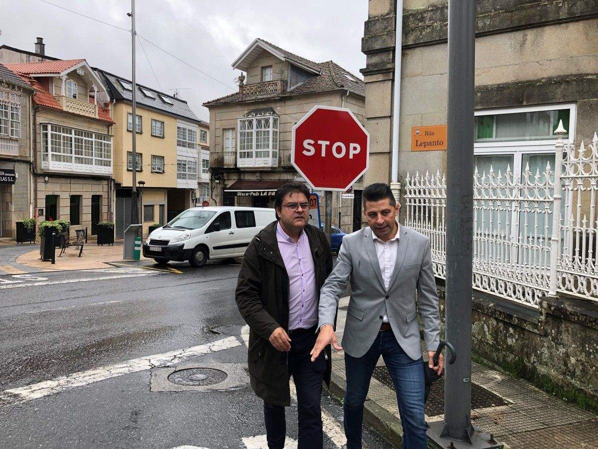 Visita ás obras de Gregorio Agís e Andrés Díaz