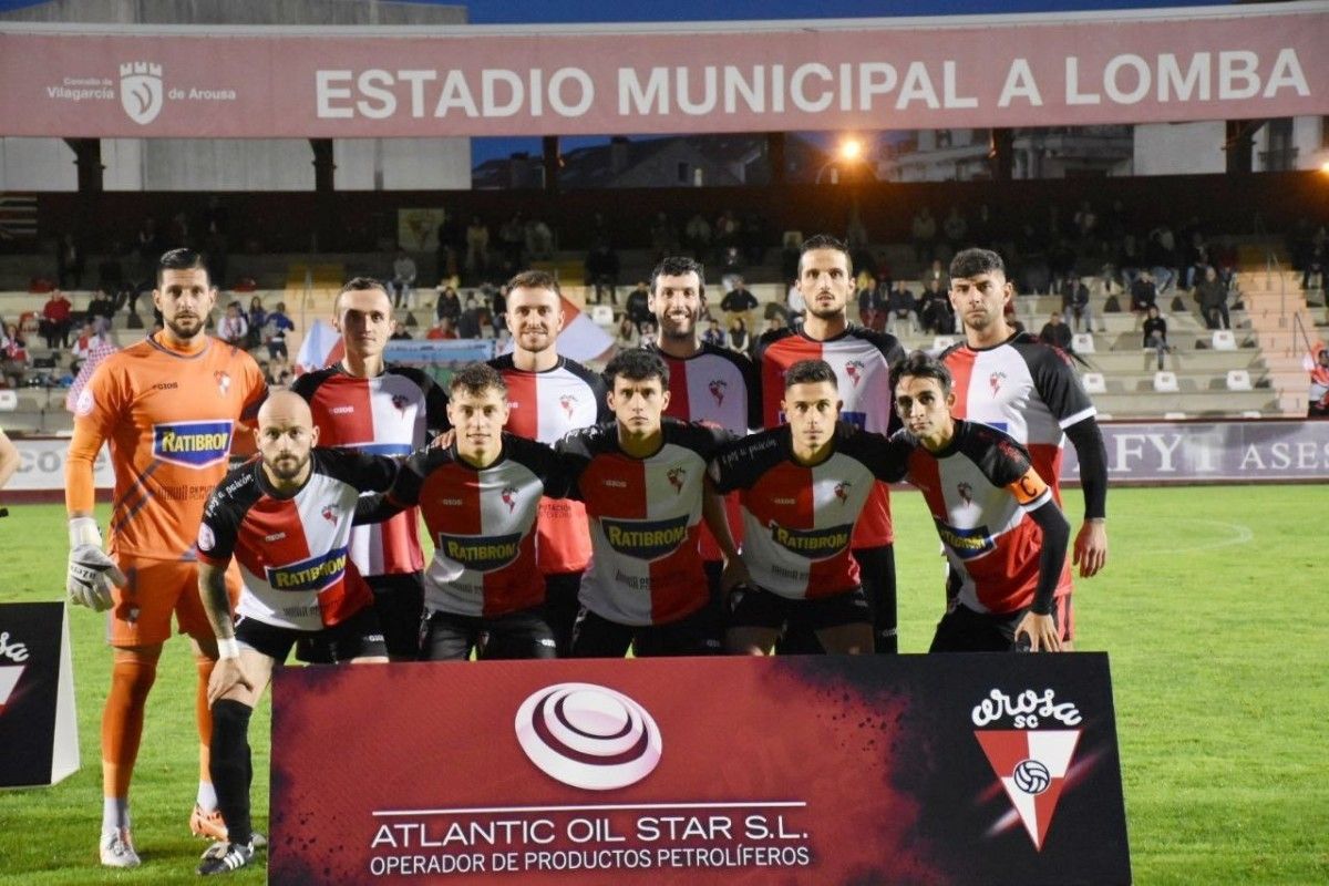 Once do Arosa contra o Rápido de Bouzas
