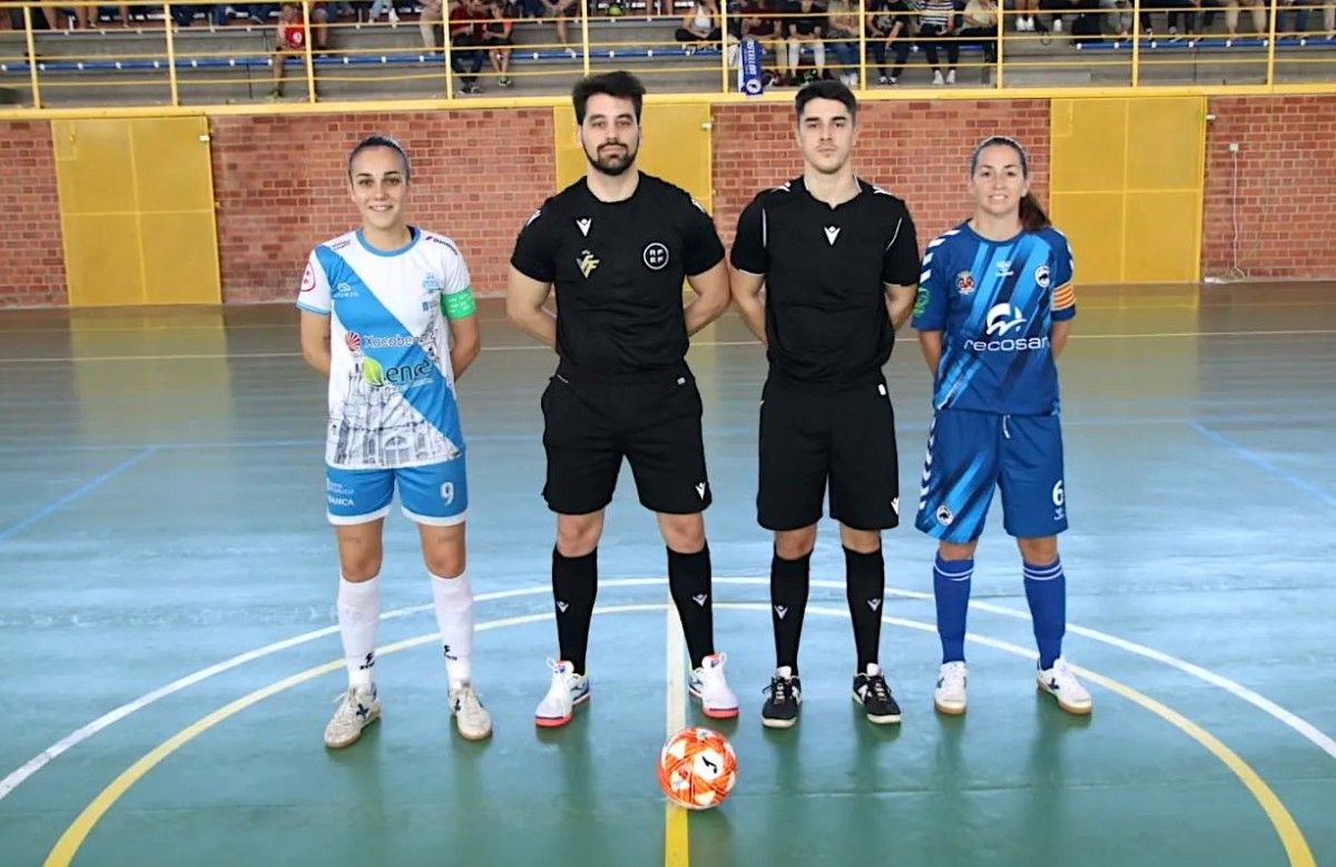 Partido de Copa da Raíña entre Bisontes de Castellón e Marín Futsal