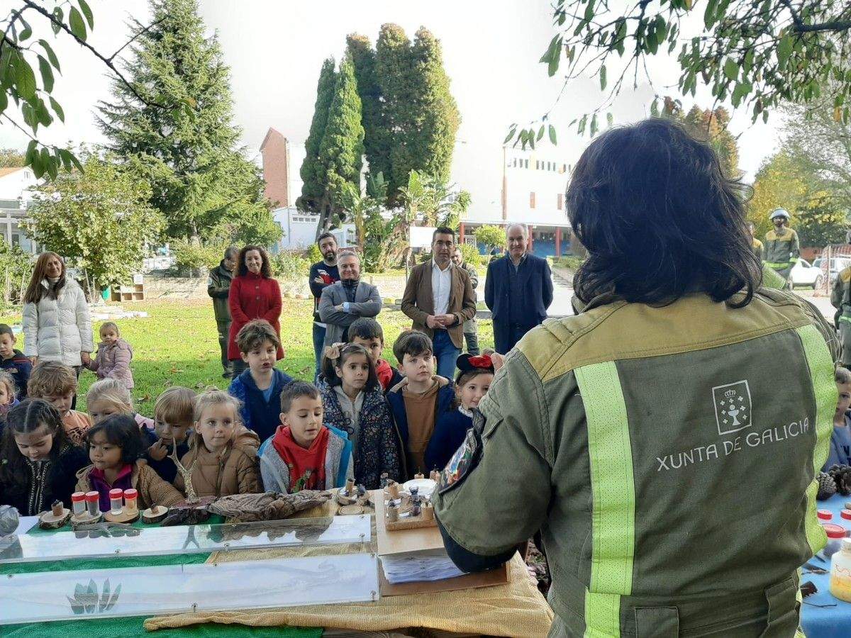 Campaña de concienciación e formación sobre os lumes forestais no CEIP de Seixo