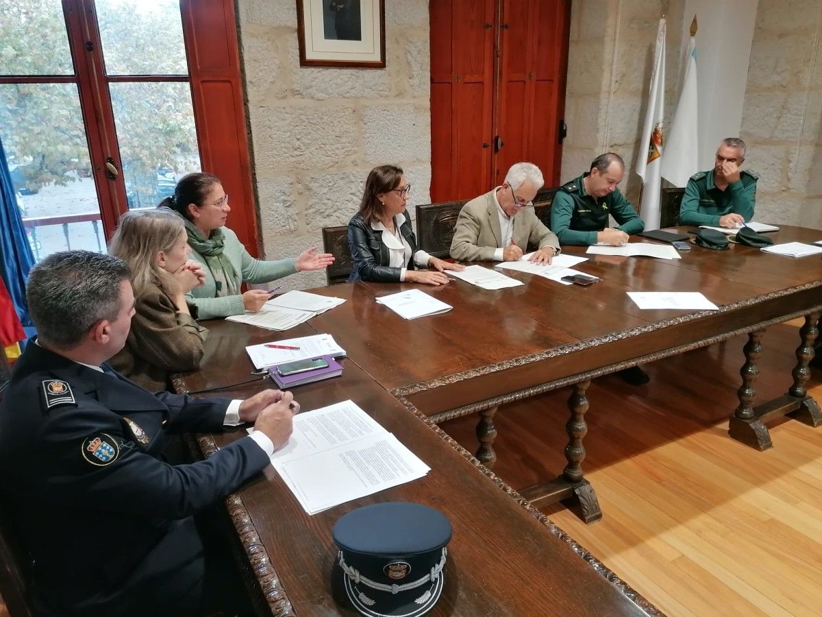 Reunión da Xunta de Seguridade Local de Poio
