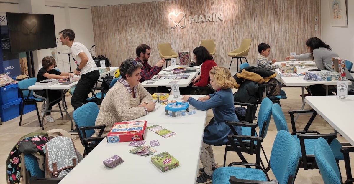 Participantes nas Ludoxornadas de Marín