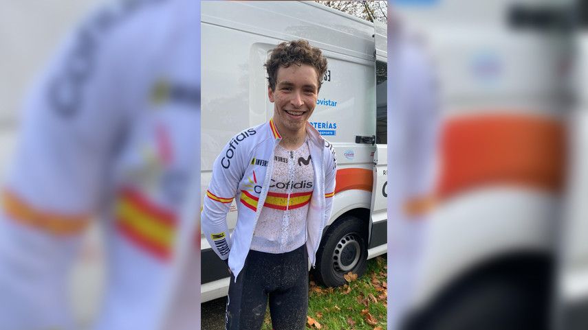 Miguel Rodríguez no Europeo de Ciclocross de Namur