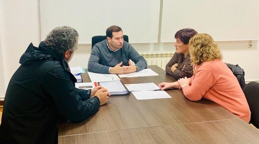 Jorge Cubela recibiu á nova directiva da Comunidade de Montes de Fentáns 