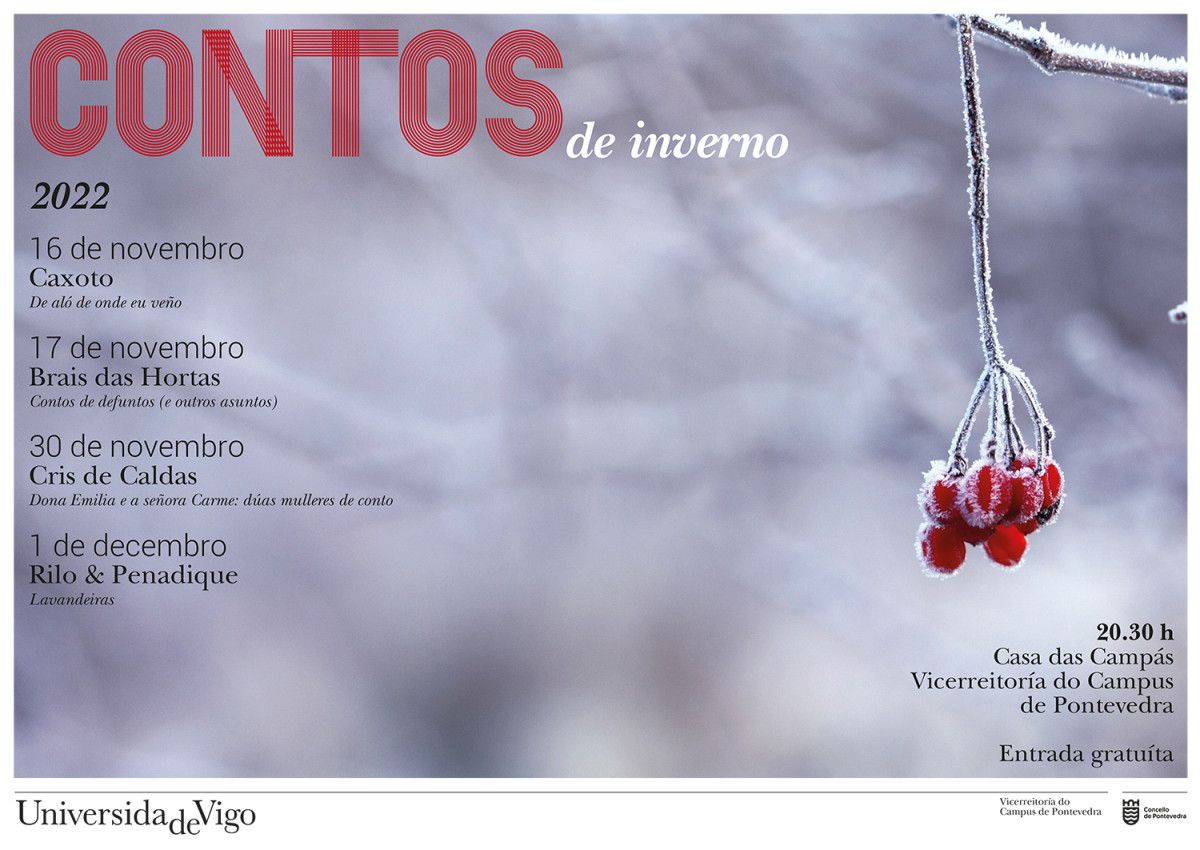 Cartel de la segunda edición de Contos de Inverno