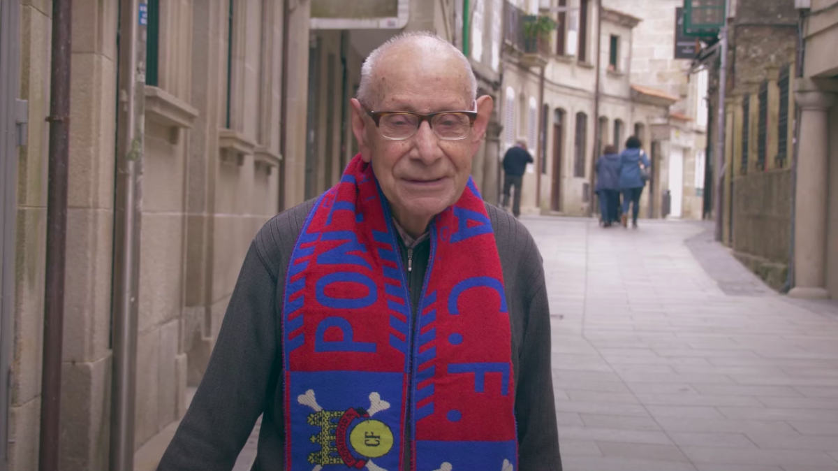 Seve Penelas, no vídeo promocional da campaña de socios do Pontevedra CF 21-22