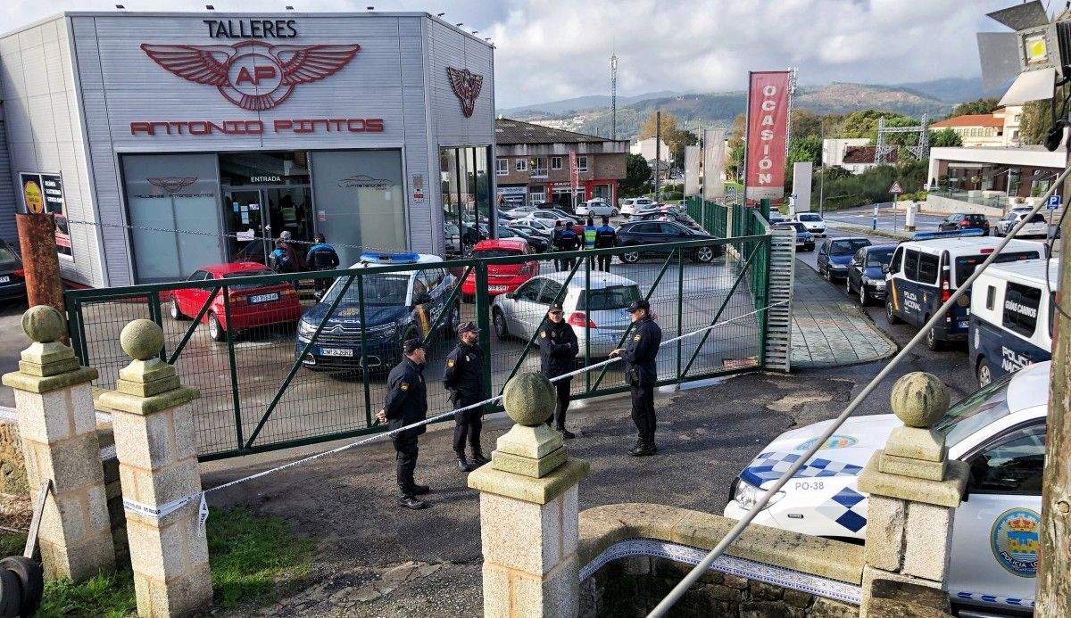 Operación contra el crimen organizado de alcance internacional en Pontevedra