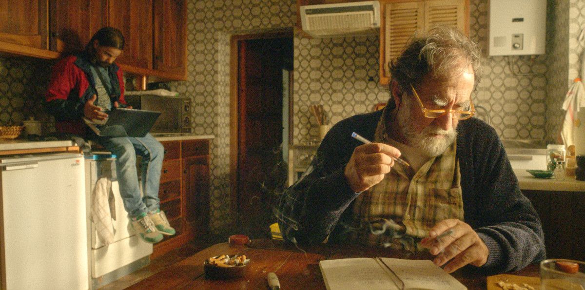 Ferrán Vilajosana e Ramón Barea na curtametraxe galega 'La entrega'