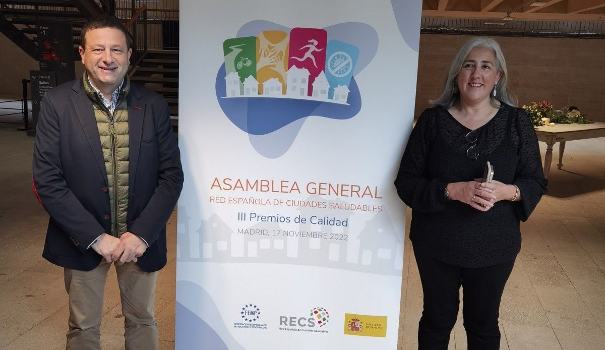 Manuel Campos, alcalde de Cuntis, participa en la Asamblea de la Red Española de Ciudades Saludables