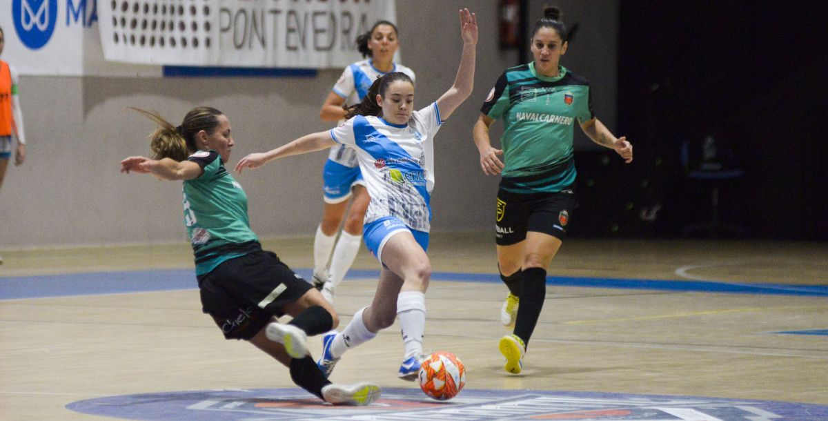Partido entre Marín Futsal e Atlético Navalcanero na Raña
